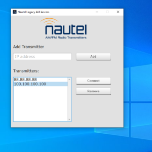 Nautel Legacy AUI Access for Windows
