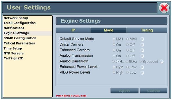 Tips AUI Exgine Settings