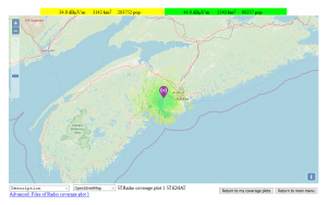 Radio Coverage Plot